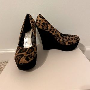 Cheetah print heels